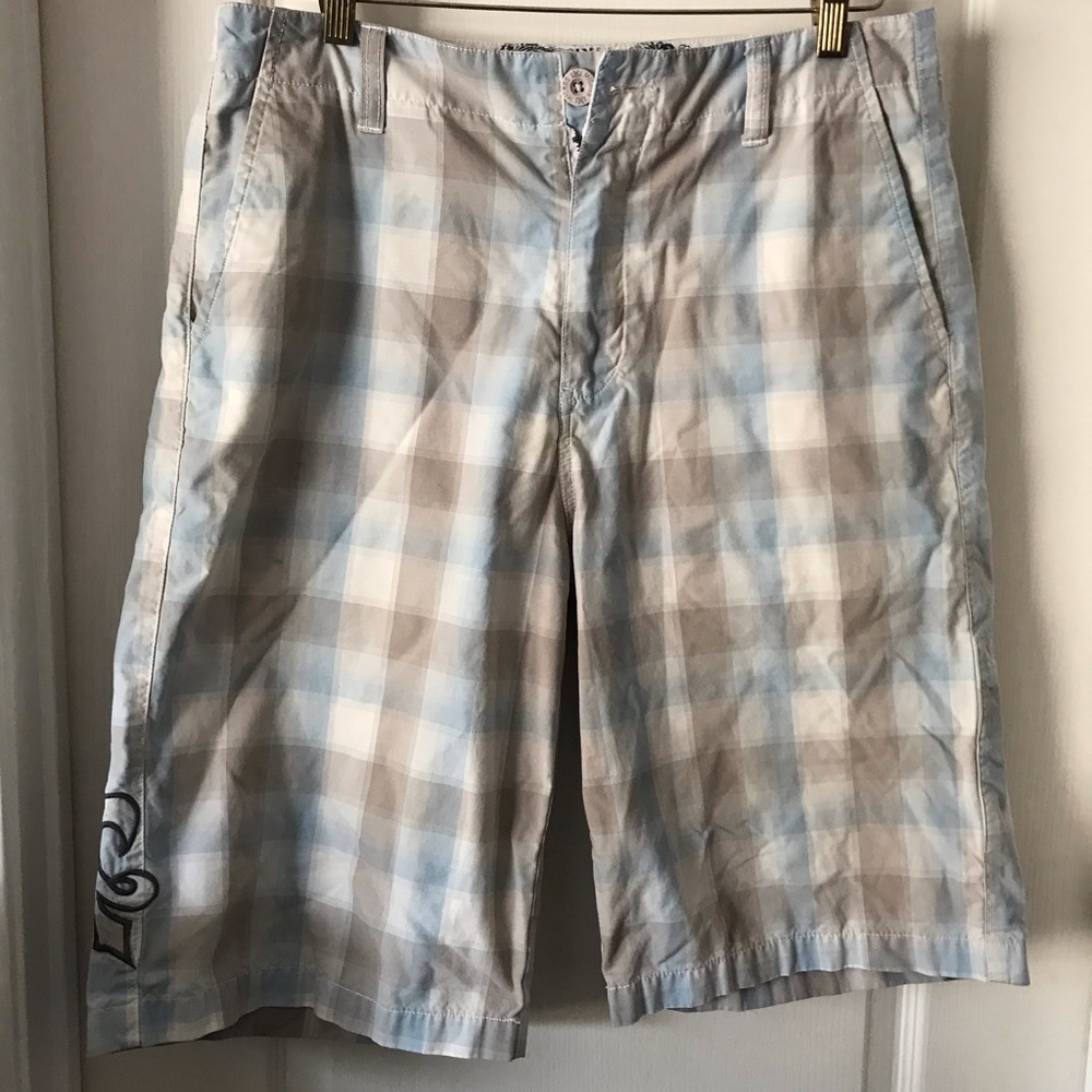 Men’s Micros Blue and Grey Shorts